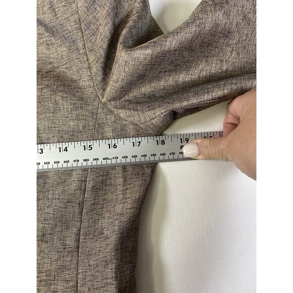 Banu Paris Blazer Jacket Sz 6 Brown Acetate - Picture 5 of 6